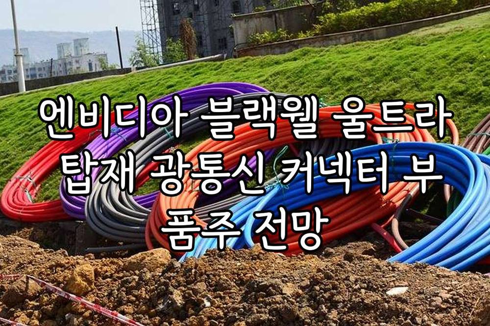 엔비디아 블랙웰 울트라 탑재 광통신 커넥터 부품주 전망