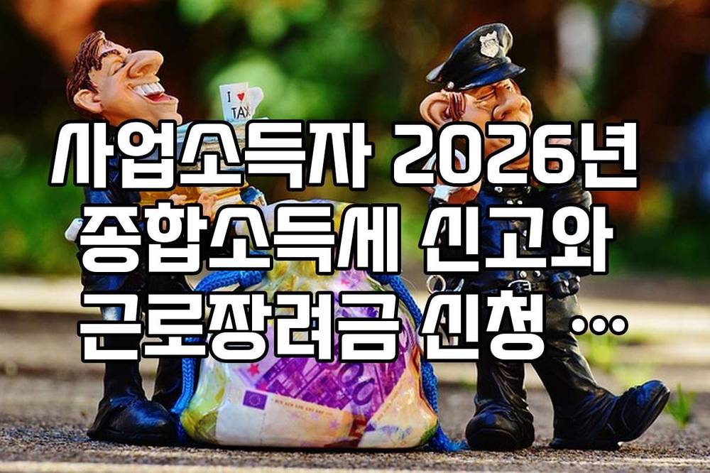 사업소득자 2026년 종합소득세 신고와 근로장려금 신청 연계 프로세스
