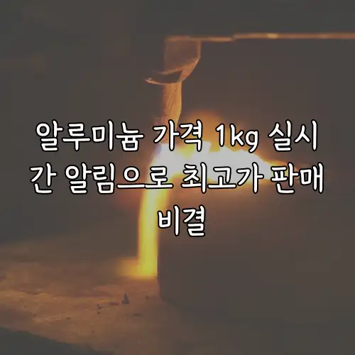 알루미늄 가격 1kg 실시간 알림으로 최고가 판매 비결
