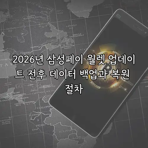 2026년 삼성페이 월렛 업데이트 전후 데이터 백업과 복원 절차