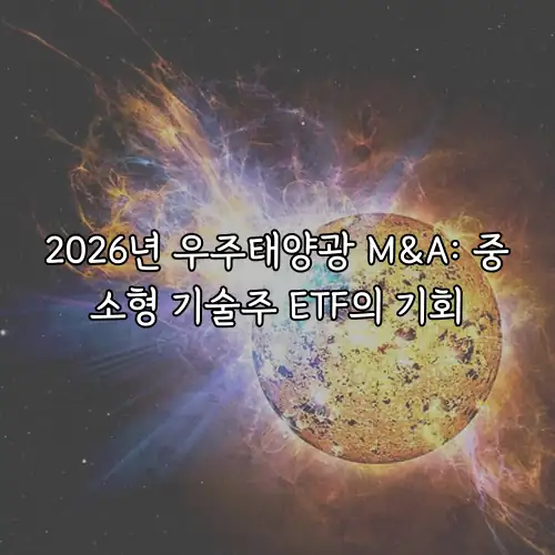 2026년 우주태양광 M&A: 중소형 기술주 ETF의 기회